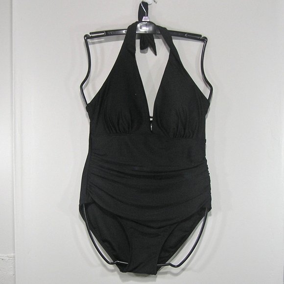 DKNY Black Swimsuit Tummy Control  SMALL - Picture 2 of 6